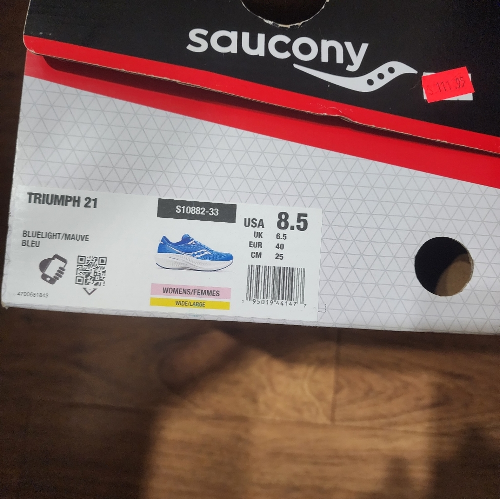 8.5 Wide Saucony Triumph 21